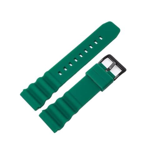 MUXUMAO Schnellverschluss 20mm 22mm Silikon Uhrenarmband Armband Sportarmband(1 Green,20mm) von MUXUMAO