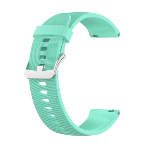MUXUMAO Silikonarmband 22mm Smart Rubber Uhrenarmband Uhr Sport(Light green) von MUXUMAO