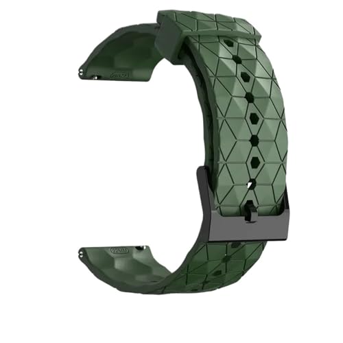 MUXUMAO Universal-Uhrenarmband mit Schnellverschluss, geeignet for Herren-Uhrenarmbänder mit 20 mm und 22 mm, einfarbig(Dark green,20mm) von MUXUMAO