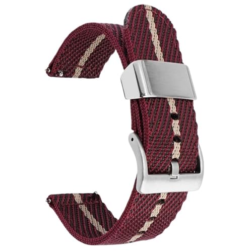 Universelles Nylon-Uhrenarmband for Männer und Frauen, Ersatz, Sport-Schnellverschluss-Uhrenarmband 18 mm 20 mm 22 mm 24 mm(6,24mm) von MUXUMAO