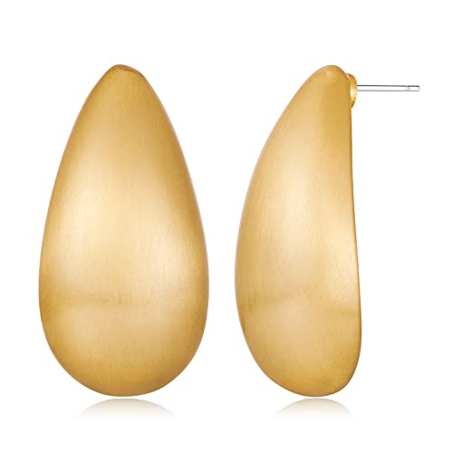 MUYAN Gold Tropfen Ohrringe für Frauen Teardrop Lange Wassertropfen Ohrringe für Damen Gold Stud Earrings Vintage Mode Schmuck Geschenke von MUYAN