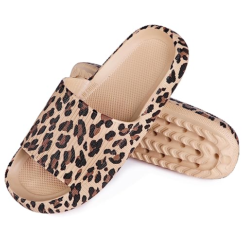 MUYOGRT Badeschuhe Herren Damen Badelatschen, Cozislides Original Hausschuhe Badeschlappen Schlappen, Bequeme Wolkenschuhe Pantoletten Rutschfeste Sommer Cozy Slides Slippers von MUYOGRT