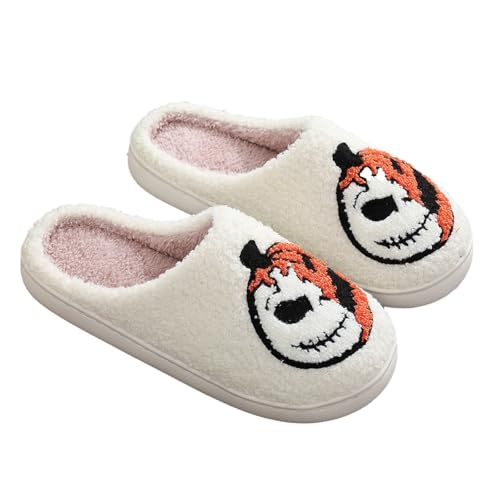 MUYOGRT Hausschuhe Damen Plüsch Winter Pantoffeln, Flauschige Slippers Warme Hausschuhe Herren, Flaumig Weiche Rutschfest Hauspantoffeln Schuhe von MUYOGRT