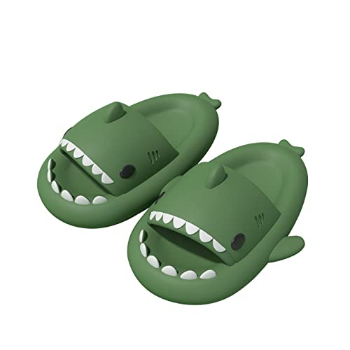 MUYOGRT Shark Slides Cute Shark Slippers Damen Hai Hausschuhe Herren Unisex Super Weich Rutschfest Badelatchen Badeschuhe für Sommer von MUYOGRT