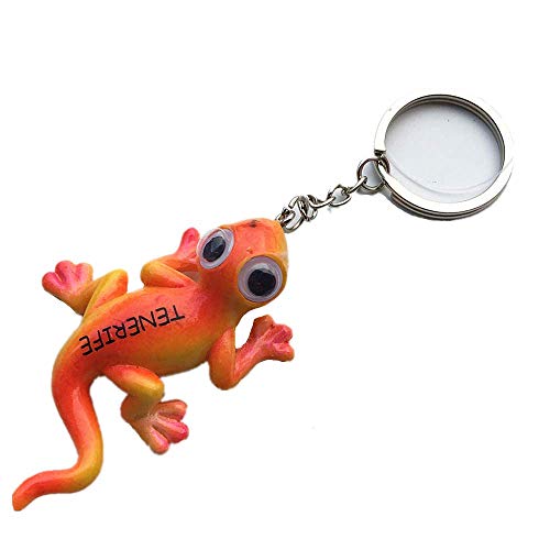 Schlüsselanhänger in Eidechsenform, Teneriffa, Spanien, Reise-Souvenir, Geschenk, persönliches Mode-Accessoire, Schlüsselanhänger Schlüsselanhänger in Eidechsenform, Teneriffa, Spanien, Reise-Souvenir, Geschenk, persönliches Mode-Accessoire, Schlüsselanhänger von MUYU Accessories