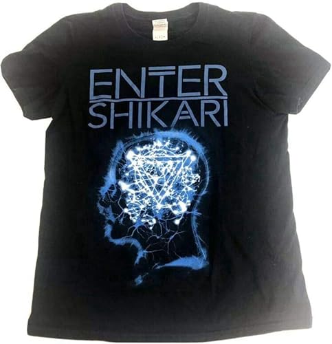 Enter Shikari The Mindsweep Tour 2015 T-Shirt Concert Band Dubstep Black XL von MUZHILIN