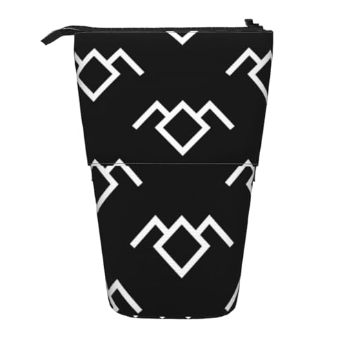 MUZIT Federmäppchen,Peaks Owl Printed Pencil Teleskop-Federmäppchen von MUZIT