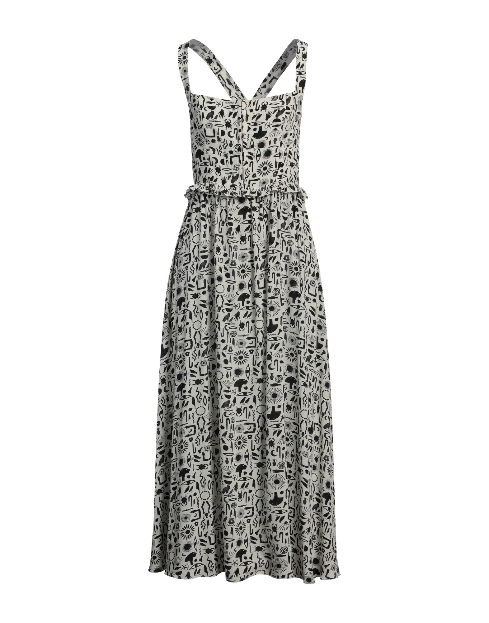 MUZUNGU SISTERS Maxi-kleid Damen Elfenbein MUZUNGU SISTERS Maxi-kleid Damen Elfenbein von MUZUNGU SISTERS