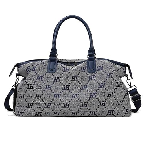 MVGVPLVLTN Casual Brief Leder große kapazität Frauen Handtasche gepäck Reisetasche(Blue) von MVGVPLVLTN