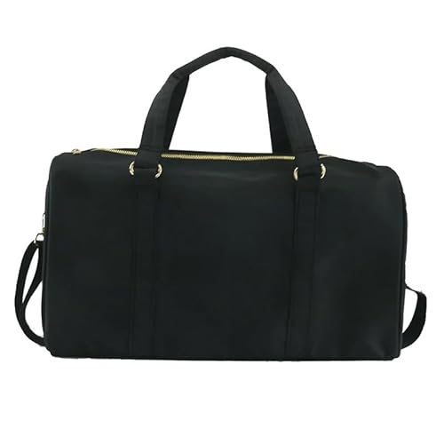 MVGVPLVLTN Freizeit Nylon Outdoor Handtasche wasserdichte Mode Reisetasche Damen kleine Reisehandtasche-M(Black) von MVGVPLVLTN