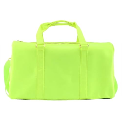 MVGVPLVLTN Freizeit Nylon Outdoor Handtasche wasserdichte Mode Reisetasche Damen kleine Reisehandtasche-M(Fluorescent Green) von MVGVPLVLTN