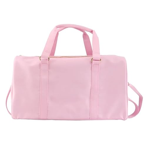 MVGVPLVLTN Freizeit Nylon Outdoor Handtasche wasserdichte Mode Reisetasche Damen kleine Reisehandtasche-M(Light pink) von MVGVPLVLTN