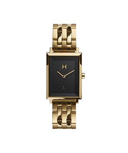 MVMT Analog Quarzuhr für Damen Kollektion Signature Square mit Edelstahl- oder Lederarmband von MVMT