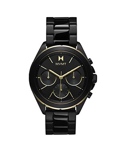 MVMT Analog Quarzuhr für Damen mit Schwarzes Edelstahlarmband - 28000129-D von MVMT