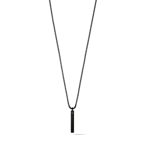 MVMT Halskette mit Anhänger für Herren Kollektion MONOLITH NECKLACE Schwarze Farbe - 28200086 von MVMT