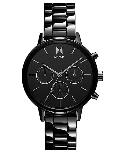 MVMT Multi Zifferblatt Quarz Uhr für Damen mit Schwarzes Keramikband - 28000251-D von MVMT
