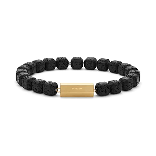 MVMT armband für Herren Kollektion GEO BEAD BRACELET Mit Lavasteinperlen - 28200240 von MVMT