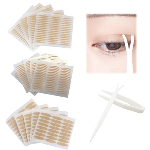 Schlupflider Stripes Unsichtbar,Dunkle Wasserdicht Augenlid Schlupflider Tapes,Mesh Unsichtbare Eyelid Sticker,Ganz Ohne OP Augenlieder Strips Unsichtbar,für Augenlidstraffung Schlaffe Augenlider von MVOLEGDE
