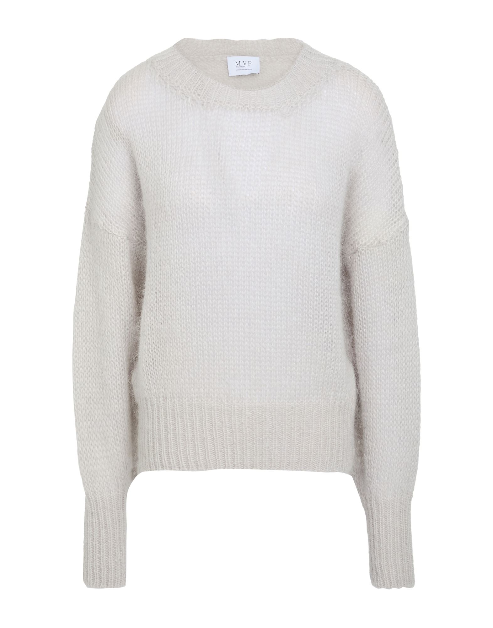 MVP WARDROBE Pullover Damen Hellgrau MVP WARDROBE Pullover Damen Hellgrau von MVP WARDROBE