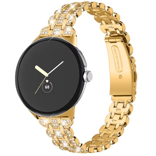 MVRYCE Kompatibel mit Google Pixel 2 Uhrenarmbänder, Classic Edelstahl Handgelenk Armband Ersatz Armband Frauen Männer Zubehör Armband für Google Pixel 1 / Google Pixel 2 (Y03) von MVRYCE