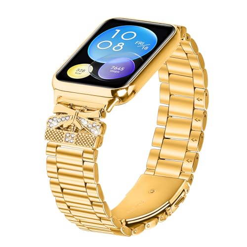 MVRYCE Kompatibel mit Mi Band 8 Pro Band Armband Frauen Männer, Edelstahl Uhrenarmband Ersatz Armband Verstellbare Bänder für Mi Band 8 Pro (Y03) von MVRYCE