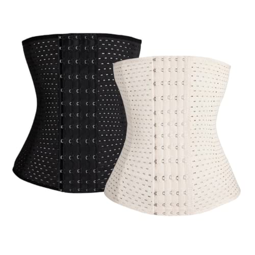 MW & Partner® - Korsett Damen | Corsage Damen/Waist Trainer Damen | Das Corset optimiert den Bereich um Taille, Hüfte und Bauch sichtbar (Bauchweg) von MW & Partner