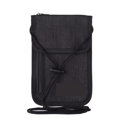 Home Passport Organizer 2 stücke Frauen Reise Brieftasche Beutel Blockieren Männer Passport Abdeckung Halter Dokument Veranstalter Karte Handy Tasche FüR Unterwegs(Black) von MWAHJU