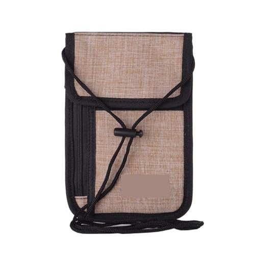 Home Passport Organizer 2 stücke Frauen Reise Brieftasche Beutel Blockieren Männer Passport Abdeckung Halter Dokument Veranstalter Karte Handy Tasche FüR Unterwegs(Brown) von MWAHJU