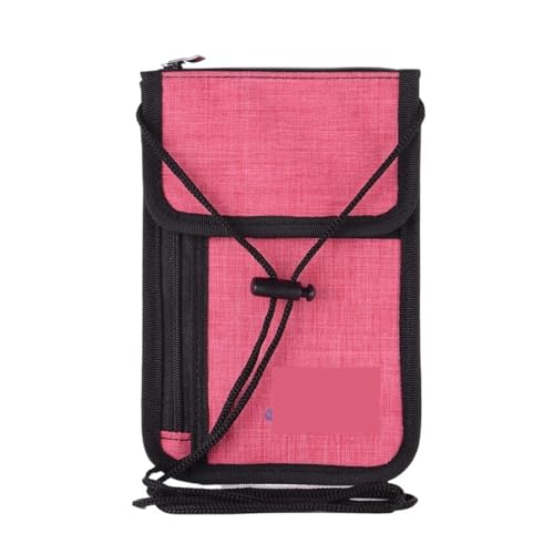 Home Passport Organizer 2 stücke Frauen Reise Brieftasche Beutel Blockieren Männer Passport Abdeckung Halter Dokument Veranstalter Karte Handy Tasche FüR Unterwegs(Rose) von MWAHJU