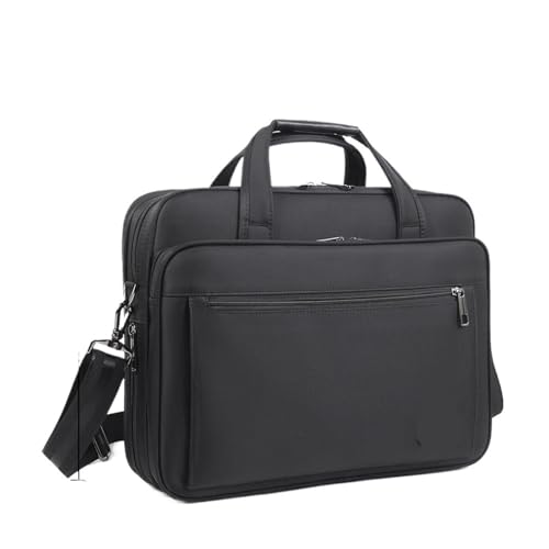 MWAHJU Home Passport Organizer Business-Aktentasche mit großem Fassungsvermögen, wasserdichte Dokumententasche aus Segeltuch for Herren, Heim-ID-Aufbewahrungstasche FüR Unterwegs(40 * 11 * 31cm) von MWAHJU