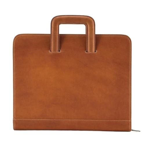 MWAHJU Home Passport Organizer Leder Executive Office Damen Herren Aktentasche Handtasche Portfolio Tasche for Karten Dokumente FüR Unterwegs(Brown) von MWAHJU