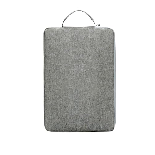 MWAHJU Home Passport Organizer Stoff-Tragetasche mit Mehreren Fächern, Büro-Dokumententasche, Business-Paket, Herren-Aktentaschen, Heim-ID-Aufbewahrungstasche FüR Unterwegs(Grey,30 * 40CM) von MWAHJU