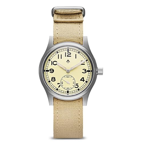 MWC WWII Pattern ATP Stahl Automatik Creme Stoff Militär Uhr Unisex MWC WWII Pattern ATP Stahl Automatik Creme Stoff Militär Uhr Unisex von MWC