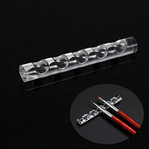 Mwoot 5 Stück Nagel Pinselhalter, Acryl Make-up Veranstalter Pinselhalter, Nagelkunst Pinsel Stifte Ständer, Nail Brush pen Organizer von MWOOT