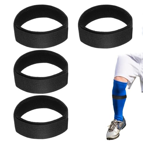 MWUMRCM Hülsenhalter,2 Paar schwarze Stiefelblusen-Gummibänder Knöchel- und Hosengurte mit Klettverschluss Militärstiefelgurte Fitnessgerätegurte für Wandern Angeln Jagen Radfahren von MWUMRCM