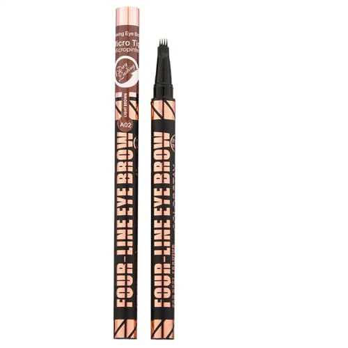 MWZBTG Liquid Eye Brow Bleistift, Augenbrauenstifte für Frauen - Wasserdichte Brauenstift mit 4 Tipp | Lange anhaltende Konturzubehör, Malvorlagenwerkzeug für Männer, Frauen von MWZBTG
