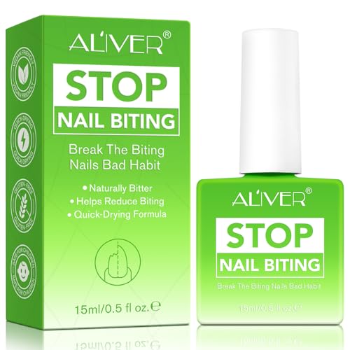 Stop Nägelkauen Nagellack,15ML Natürlicher Bitternagellack Für Kinder und Erwachsene, Schnelltrocknende Flüssigkeit gegen Daumenlutschen, Sichere Nagelpflegelösung Stop Nägelkauen Nagellack,15ML Natürlicher Bitternagellack Für Kinder und Erwachsene, Schnelltrocknende Flüssigkeit gegen Daumenlutschen, Sichere Nagelpflegelösung von MXCZBSM