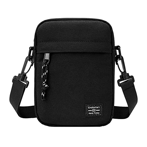 MXFDOKD Herren Handy Schultertaschen, Handytasche zum Umhängen,Klein Männer Taschen Seitentasche Klein Wasserdichte Reißverschluss Herrentasche Handtasche Handy Brieftasche Messenger Bag Kuriertasche von MXFDOKD