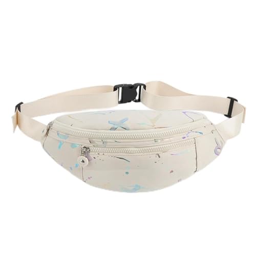 Bauchtasche Damen-Sport-Lauf-Hüfttasche, lässige Hüfttasche(Bianco) von MXMZSRTH