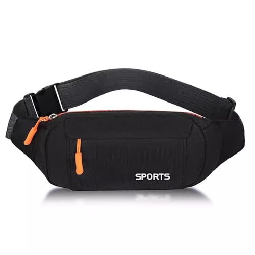 Bauchtasche Multifunktionale Damen-Hüfttasche, klein, leicht, großes Fassungsvermögen(Black) von MXMZSRTH