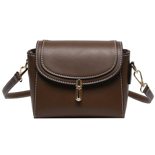 Damen Schultertaschen Damen Retro Kleine Quadratische Tasche Weiche Leder Schultertasche Umhängetasche(Colour 4) von MXMZSRTH