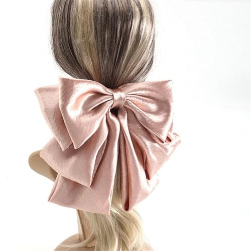 Haarspangen Mit Schleife Für Damen Satin große Schleife Haarspangen Haarschmuck Temperament Pferdeschwanz Clip Federklammern Haarspangen Mit Schleife Für Damen Satin große Schleife Haarspangen Haarschmuck Temperament Pferdeschwanz Clip Federklammern von MXMZSRTH
