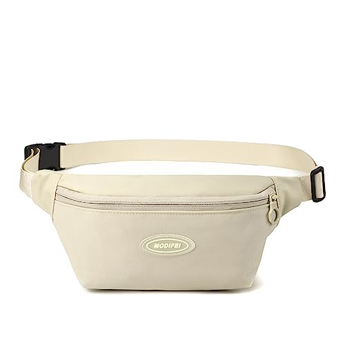 MXMZSRTH Frauen Sling Brusttasche Einfache einfarbige Umhängetasche for Damen, einzelne Schulter, Brusttasche(Beige) von MXMZSRTH