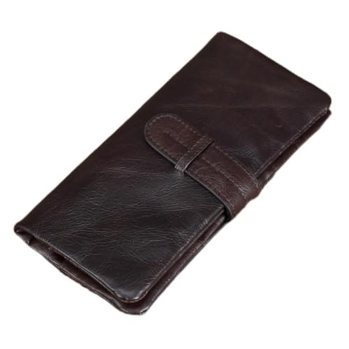 Punk Geldbörse Lange Geldbörse for Herren aus echtem Leder mit Mehreren Karten(Colour 2) von MXMZSRTH