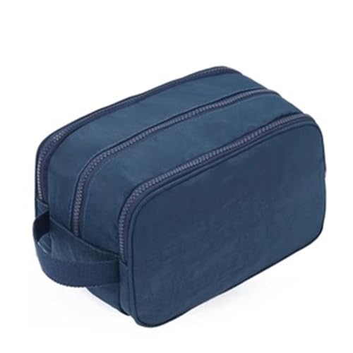 Reise-Kulturbeutel für Damen und Herren Einfache Aufbewahrungstasche for Herren-Toilettenartikel (Farbe : Blau, Size : 24x14x15cm) von MXMZSRTH