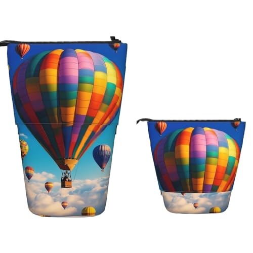 Stehendes Federmäppchen, großes Fassungsvermögen, Teleskop-Federtasche, Indianer-Traumfänger, Pop-Up-Bleistiftetui, einziehbare Bleistifttasche, tragbarer Stifthalter, Organizer, Make-up-Tasche für von MXZERFKGLA