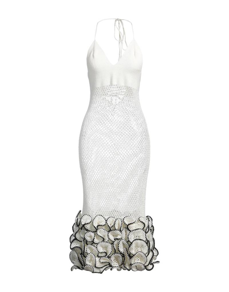 MY BEACHY SIDE Midi-kleid Damen Off white von MY BEACHY SIDE