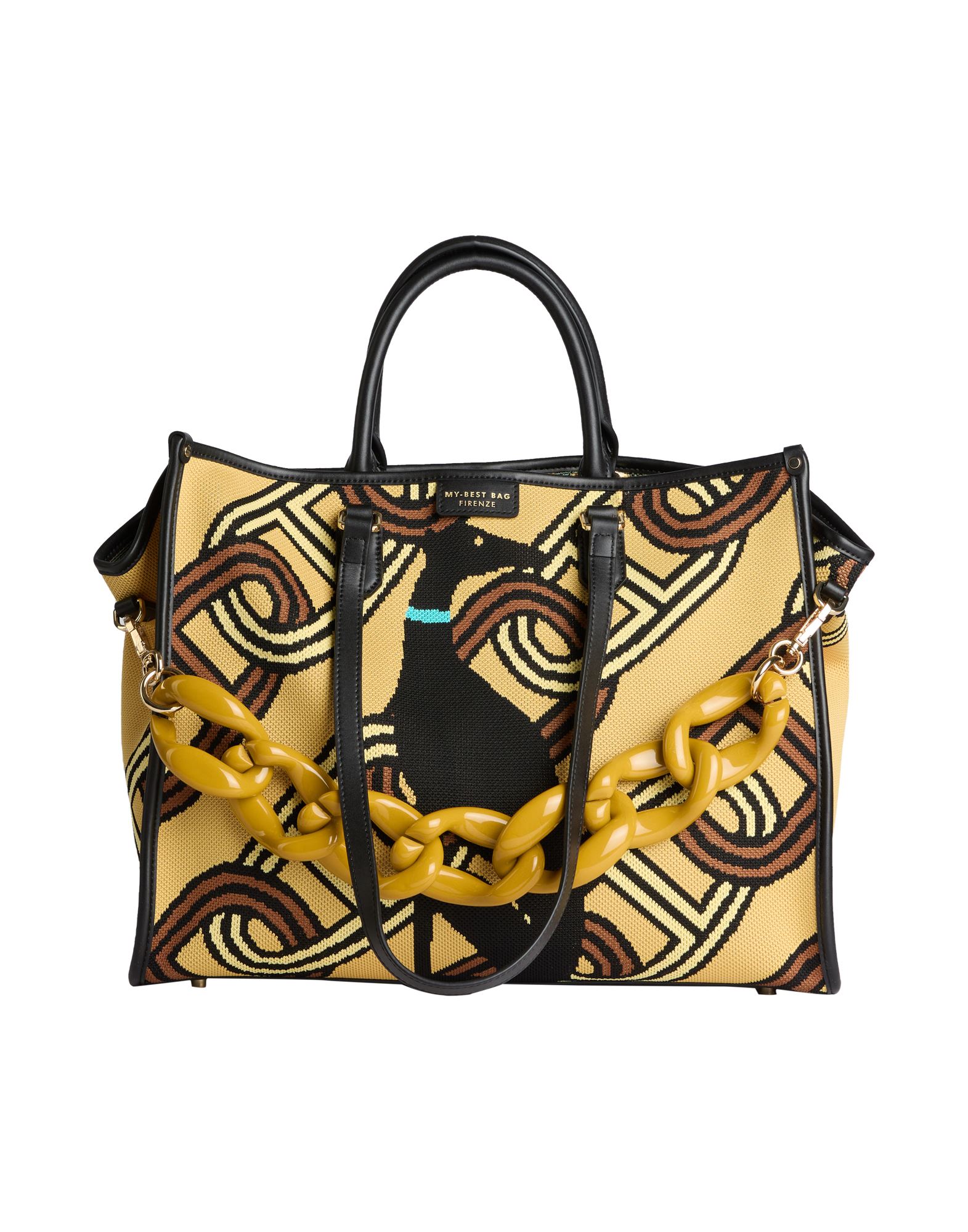 MY-BEST BAG Schultertasche Damen Gelb von MY-BEST BAG