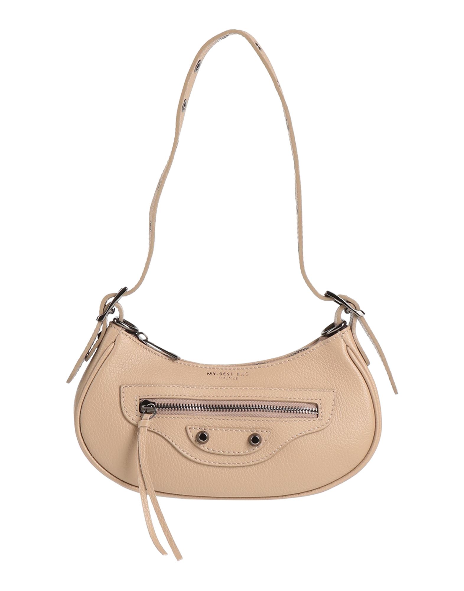 MY-BEST BAGS Schultertasche Damen Beige von MY-BEST BAGS