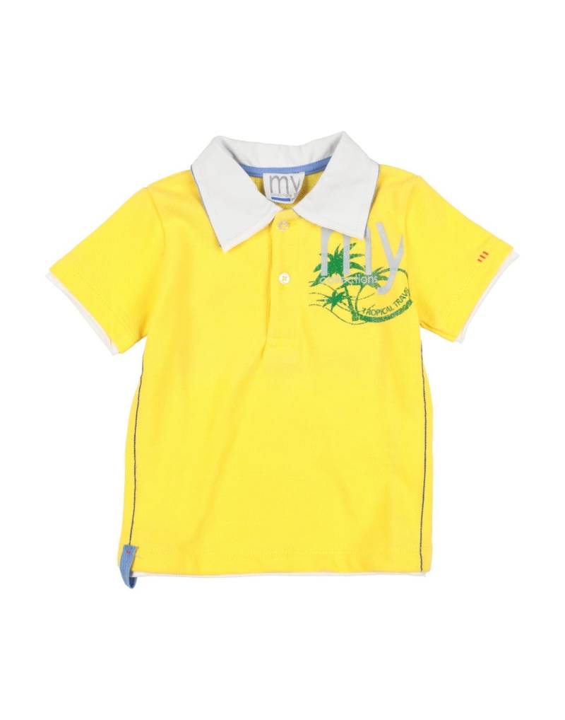 MY COLLECTIONS Poloshirt Kinder Gelb von MY COLLECTIONS